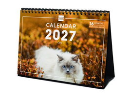 FINOCAM Calendario de Sobremesa 2027 Cats