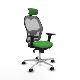 PIQUERAS Y CRESPO Silla de oficina Jorquera Verde y Gris