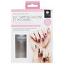 Cosmetic Club Kit Plantillas Uñas con Tampón y 24 Motivos para Estampar