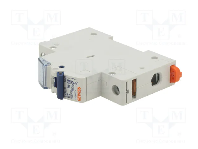 GEWISS MT 60 Interruptor magnetotérmico 6A 1 Polo 6kA