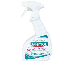 Sanytol Antiácaros sin Fragancia Pistola 300 ml, Spray Insecticida para Eliminar Ácaros y Aliviar Alergias