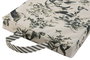 DKD Home Decor Green leaves Cojín Suelo Terraza y Jardín 40x25x4 cm Poliéster Crudo Verde
