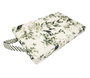 DKD Home Decor Green leaves Cojín Suelo Terraza y Jardín 40x25x4 cm Poliéster Crudo Verde