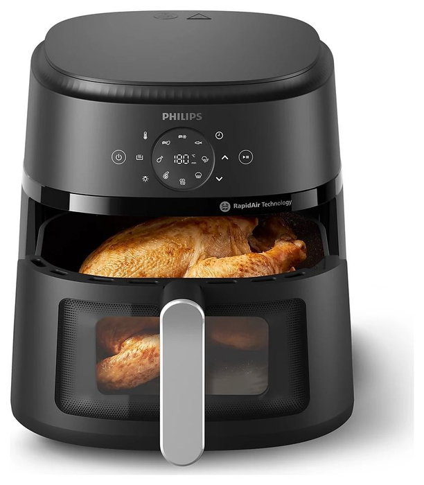 Philips Freidora de Aire Serie 2000 6,2L Negro