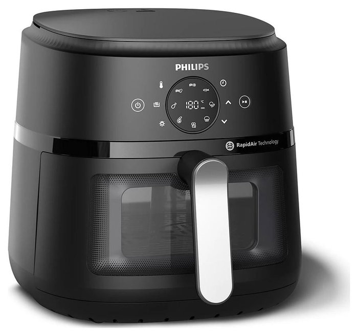 Philips Freidora de Aire Serie 2000 6,2L Negro