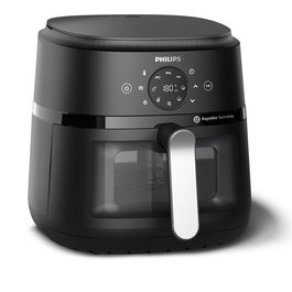 Philips Airfryer Series 2000 - Freidora de Aire Caliente, 6.2 Litros, Modelo NA231/00, Color Negro