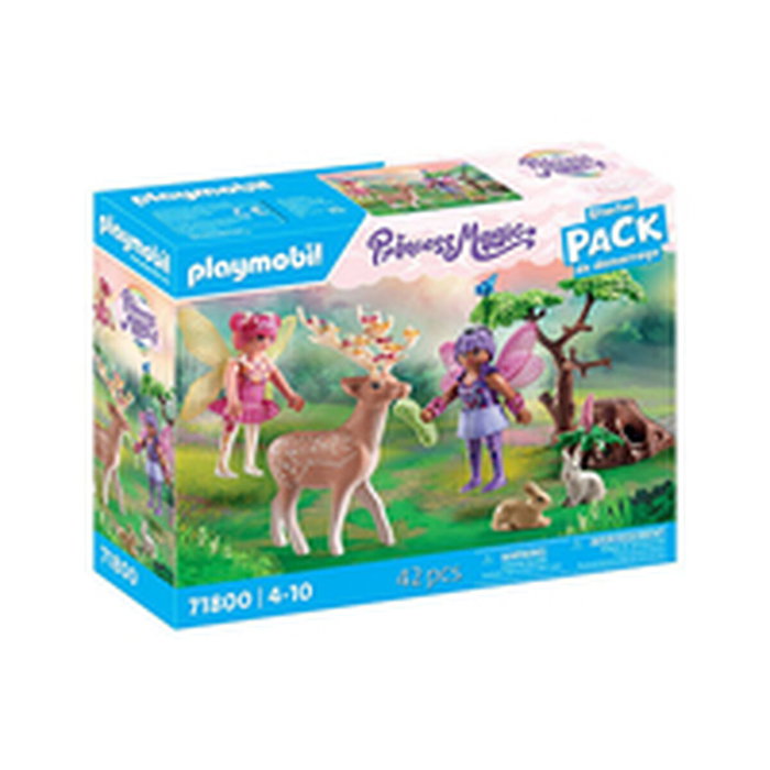 PLAYMOBIL Starter Pack Hadas con animales del bosque 71800