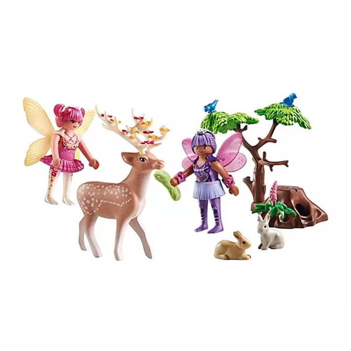 PLAYMOBIL Starter Pack Hadas con animales del bosque 71800