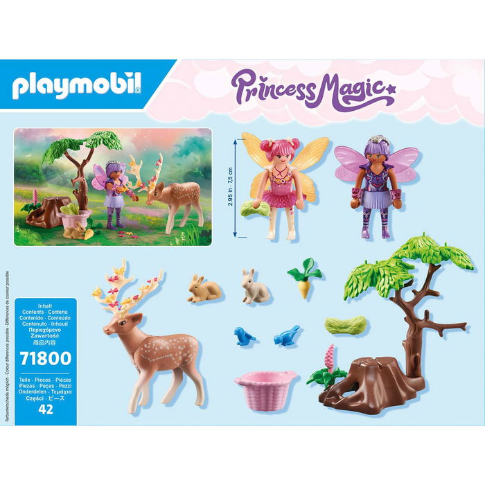 Playmobil Starter Pack Hadas Con Animales Del Bosque 71800