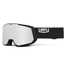 100percent SNOWCRAFT XL Black HiPER Silver Mirror