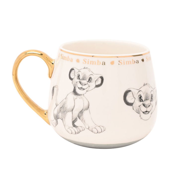 WIDDOP & CO Taza Simba El Rey Leon Disney Porcelana China