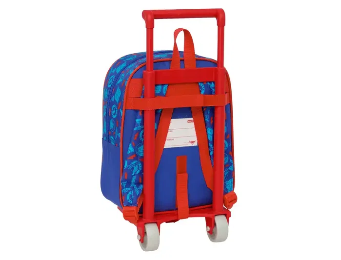 Safta Mochila con carro modelo 232, colección Cars 805, dimensiones 270x220x100 mm - Mochila escolar con ruedas