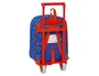Safta Mochila con carro modelo 232, colección Cars 805, dimensiones 270x220x100 mm - Mochila escolar con ruedas