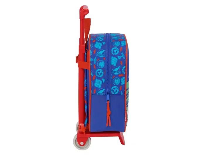 Safta Mochila con carro modelo 232, colección Cars 805, dimensiones 270x220x100 mm - Mochila escolar con ruedas