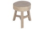 DKD Home Decor Mesita Auxiliar de Olmo Macizo Natural
