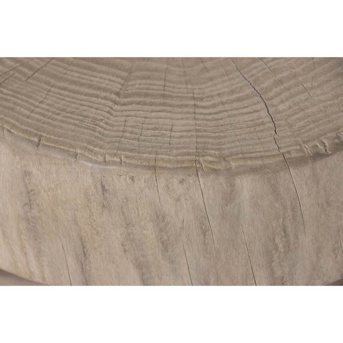 DKD Home Decor Mesita Auxiliar de Olmo Macizo Natural DKD Home Decor Mesita Auxiliar de Olmo Macizo Natural