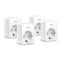 TP-Link Tapo P100 V1.2 (Pack de 4) Enchufe Inteligente WiFi para Interior Control por App Alexa Google Home Blanco