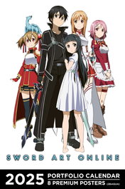 Sword Art Online Portfolio Calendario 2025 *Edición Inglés*