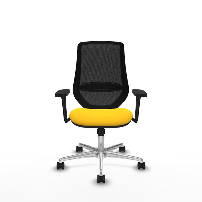 PIQUERAS Y CRESPO Silla de oficina Mardos con mecanismo Sincro, Amarillo y Negro PIQUERAS Y CRESPO Silla de oficina Mardos con mecanismo Sincro, Amarillo y Negro