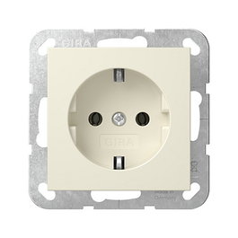 GIRA 418801 Enchufe Schuko System 55 Cremeweiß