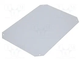 FIBOX Placa de ensamblaje de acero zincado