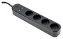 Gembird TSL-PS-S4U-01 Regleta Inteligente de 4 Tomas con Puertos USB