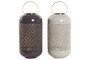 DKD Home Decor Portavelas de Aluminio Lacado Surtido de 2 Unidades