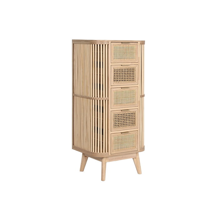 DKD Home Decor Cajonera de Abeto y Ratán Natural DKD Home Decor Cajonera de Abeto y Ratán Natural