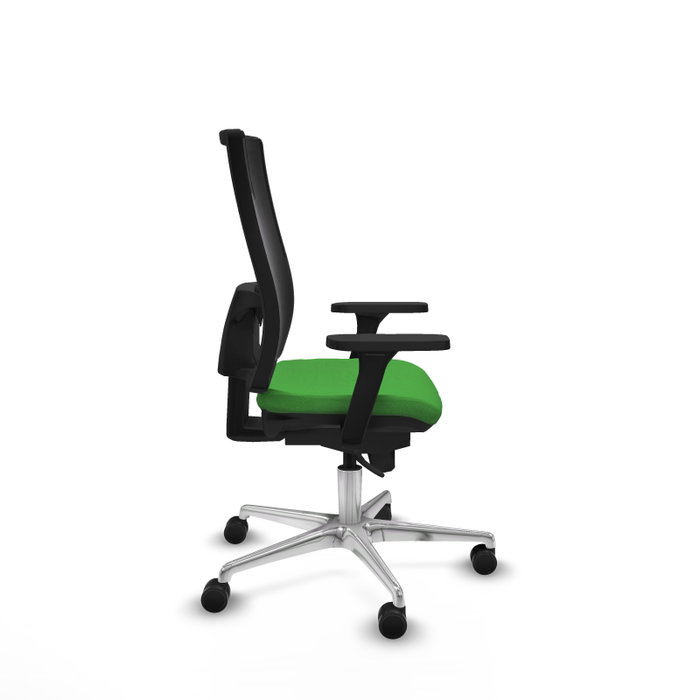 PIQUERAS Y CRESPO Silla de oficina Horna con mecanismo Sincro, Verde y Negro