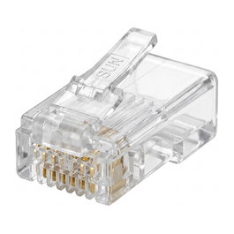 EFB Elektronik 37511.1-100 Conector Modular RJ11 Macho Transparente