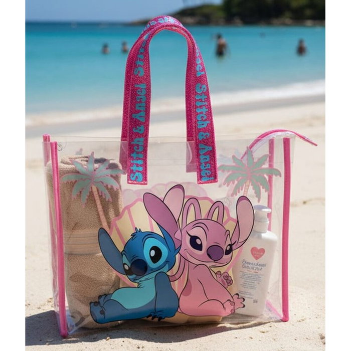 Disney Bolsa de Playa Angel & Stitch PVC 50x40cm Disney Bolsa de Playa Angel & Stitch PVC 50x40cm