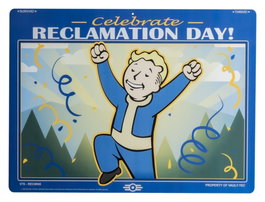 Trick Or Treat Studios Cartel de metal Fallout Reclamation Day