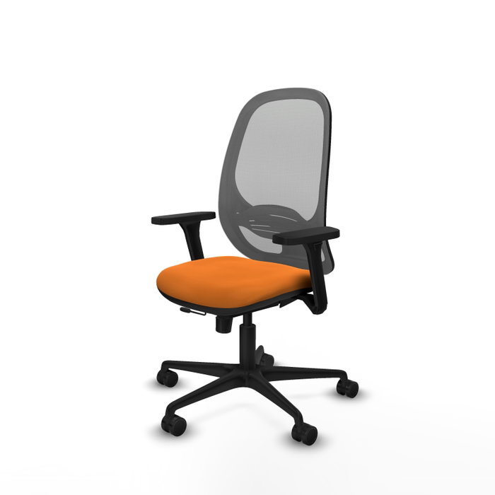 PIQUERAS Y CRESPO Silla de oficina Cilanco Naranja y Gris