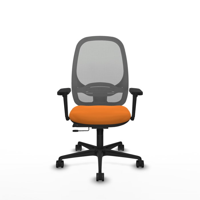 PIQUERAS Y CRESPO Silla de oficina Cilanco Naranja y Gris
