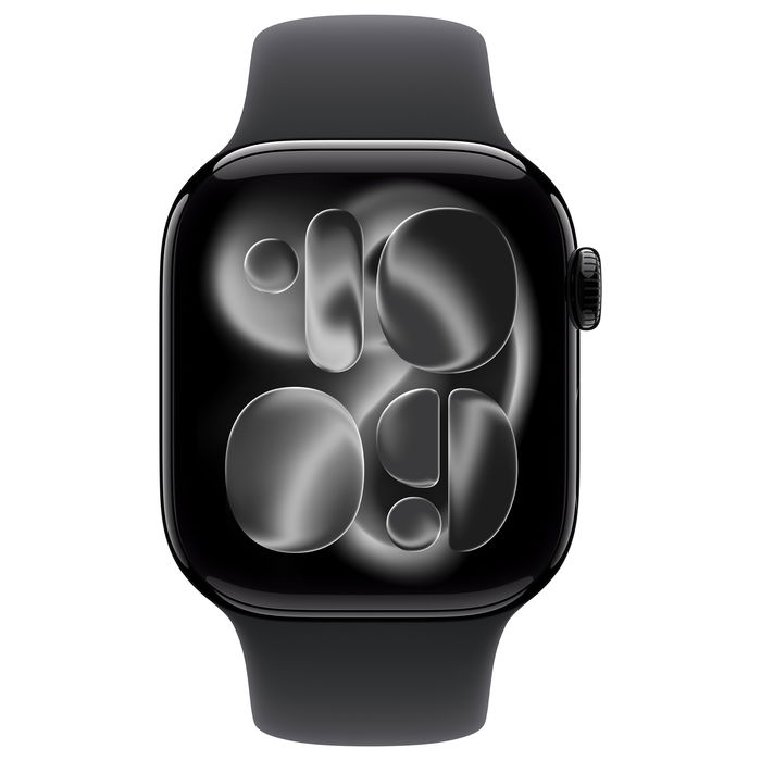 Apple Watch S11 Aluminium 42mm Diamantschwarz (Sportarmband schwarz) Reloj Inteligente