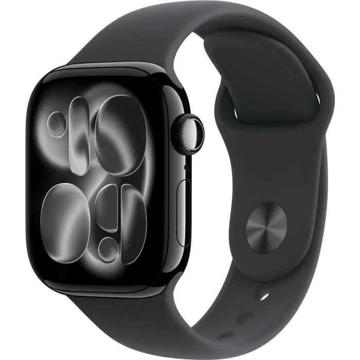 Apple Watch Series 11 GPS 42 mm Caja Negro Azabache Correa Deportiva Negra M/L MEQU4ZRA Apple Watch Series 11 GPS 42 mm Caja Negro Azabache Correa Deportiva Negra M/L MEQU4ZRA