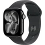 Apple Watch Series 11 GPS 42 mm Caja Negro Azabache Correa Deportiva Negra M/L MEQU4ZRA