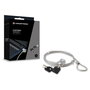 Conceptronic Cable de seguridad con llave 1,5 m Negro/Gris
