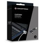 Conceptronic Cable de seguridad con llave 1,5 m Negro/Gris