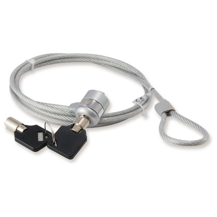 Conceptronic Cable de seguridad con llave 1,5 m Negro/Gris Conceptronic Cable de seguridad con llave 1,5 m Negro/Gris