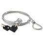 Conceptronic Cable de seguridad con llave 1,5 m Negro/Gris