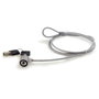 Conceptronic Cable de seguridad con llave 1,5 m Negro/Gris