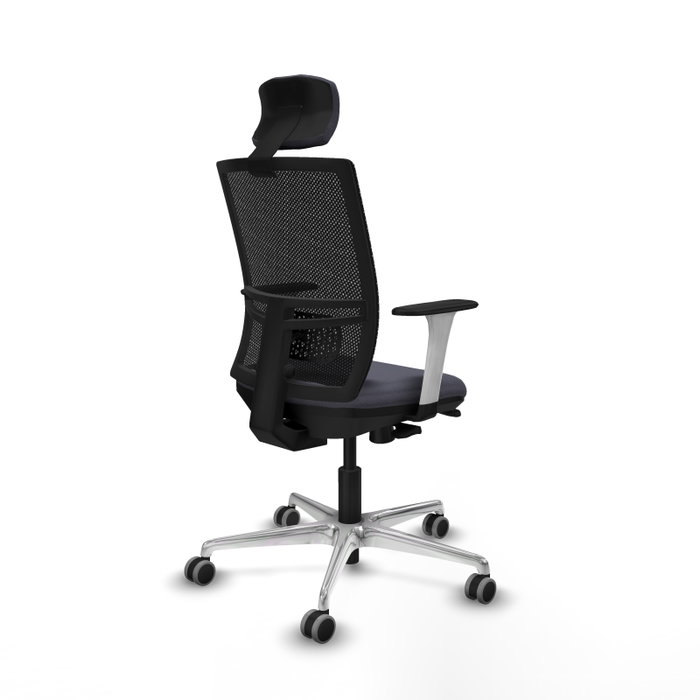 PIQUERAS Y CRESPO Silla de oficina Yunquera con mecanismo Sincro/Traslack, Gris oscuro y Negro PIQUERAS Y CRESPO Silla de oficina Yunquera con mecanismo Sincro/Traslack, Gris oscuro y Negro