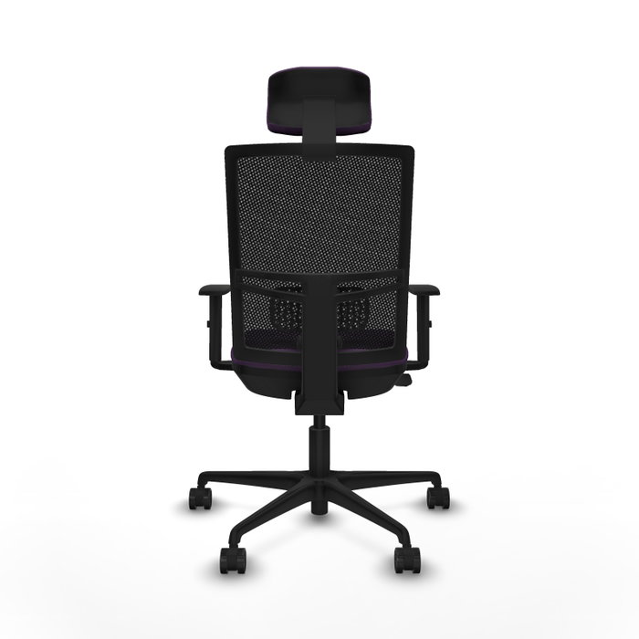 PIQUERAS Y CRESPO Silla de oficina Yunquera con mecanismo Sincro/Traslack, Morado y Negro PIQUERAS Y CRESPO Silla de oficina Yunquera con mecanismo Sincro/Traslack, Morado y Negro