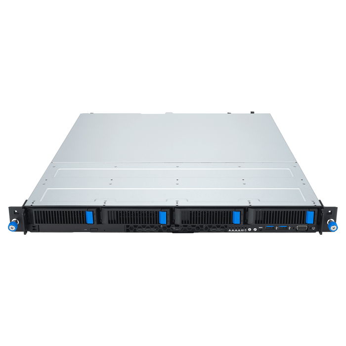 ASUS Barebone RS300-E12-RS4 para servidor rack 1U, con fuente de 450W 80+ Platinum, socket LGA 1700, compatible con DDR5 hasta 128 GB