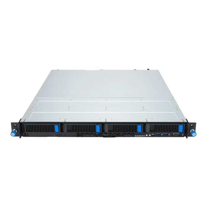 ASUS RS300-E12-RS4 Servidor en Rack 1U con Intel C262, Socket LGA 1700, DDR5 hasta 128GB, 4 Bahías Hot-Swap 3.5", SAS/SATA/NVMe, Fuente 450W Platinum