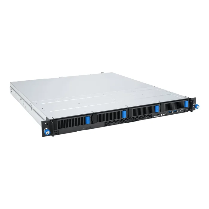 ASUS RS300-E12-RS4 Servidor en Rack 1U con Intel C262, Socket LGA 1700, DDR5 hasta 128GB, 4 Bahías Hot-Swap 3.5", SAS/SATA/NVMe, Fuente 450W Platinum