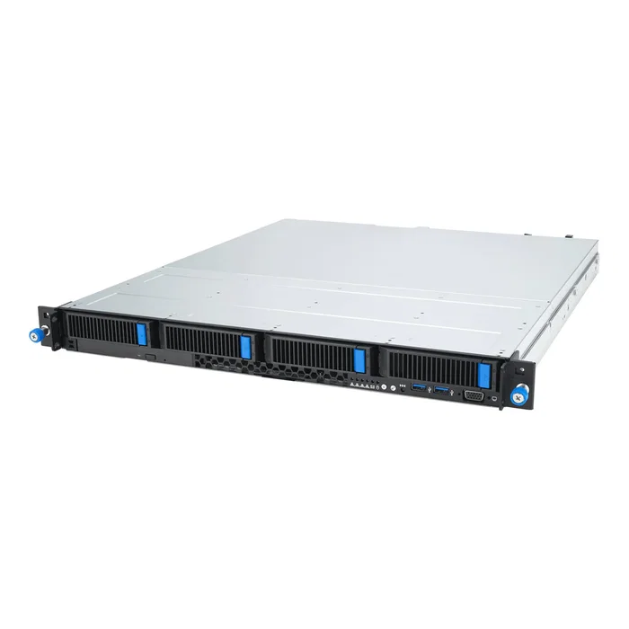 ASUS RS300-E12-RS4 Servidor en Rack 1U con Intel C262, Socket LGA 1700, DDR5 hasta 128GB, 4 Bahías Hot-Swap 3.5", SAS/SATA/NVMe, Fuente 450W Platinum