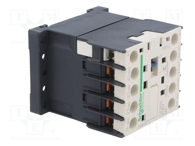 SCHNEIDER ELECTRIC Contactor TeSys D CA2KN40B7 4-polar 10A 24VAC