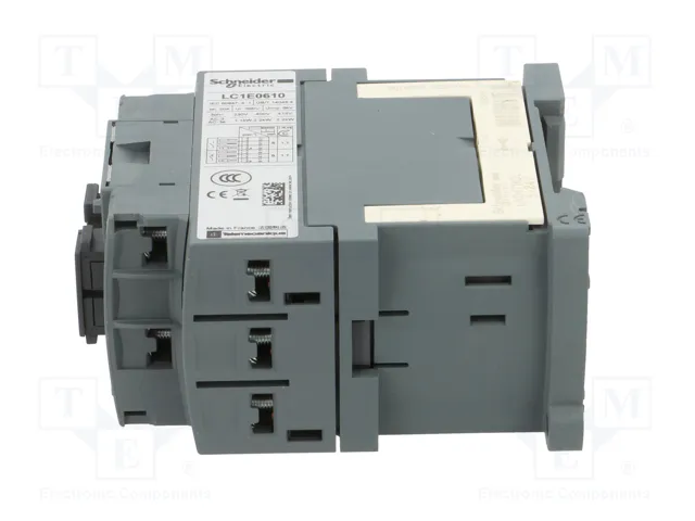 SCHNEIDER ELECTRIC Contactor Easy TeSys LC1E0610BD 3-polar 24VDC 6A SCHNEIDER ELECTRIC Contactor Easy TeSys LC1E0610BD 3-polar 24VDC 6A